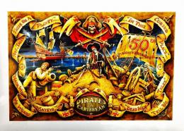 カリブの海賊50周年記念アートポスター