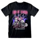 「ナイトメアー・ビフォア・クリスマス」Tシャツ(ロック、ショック、バレル)サイズ:L