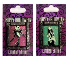 ナイトメアー・ビフォア・クリスマス ディズニーハロウィン2009　限定ピンバッジSET